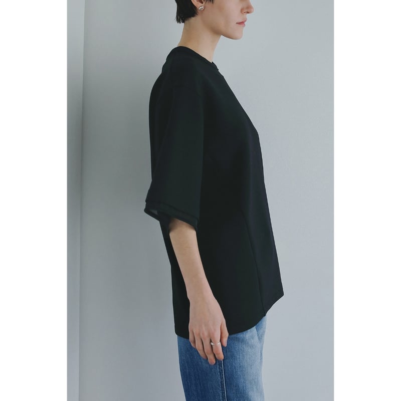 MANOF マノフ “”SHEER NECK CUT TOPS シアーネックカット
