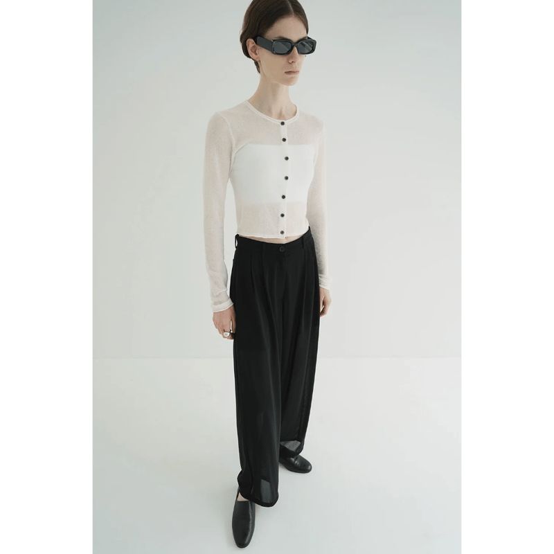 パンツ CLANE SHEER AIRY PANTS CLANE/クラネ】SHEER AIRY PANTS/シアーエアリーパンツ
