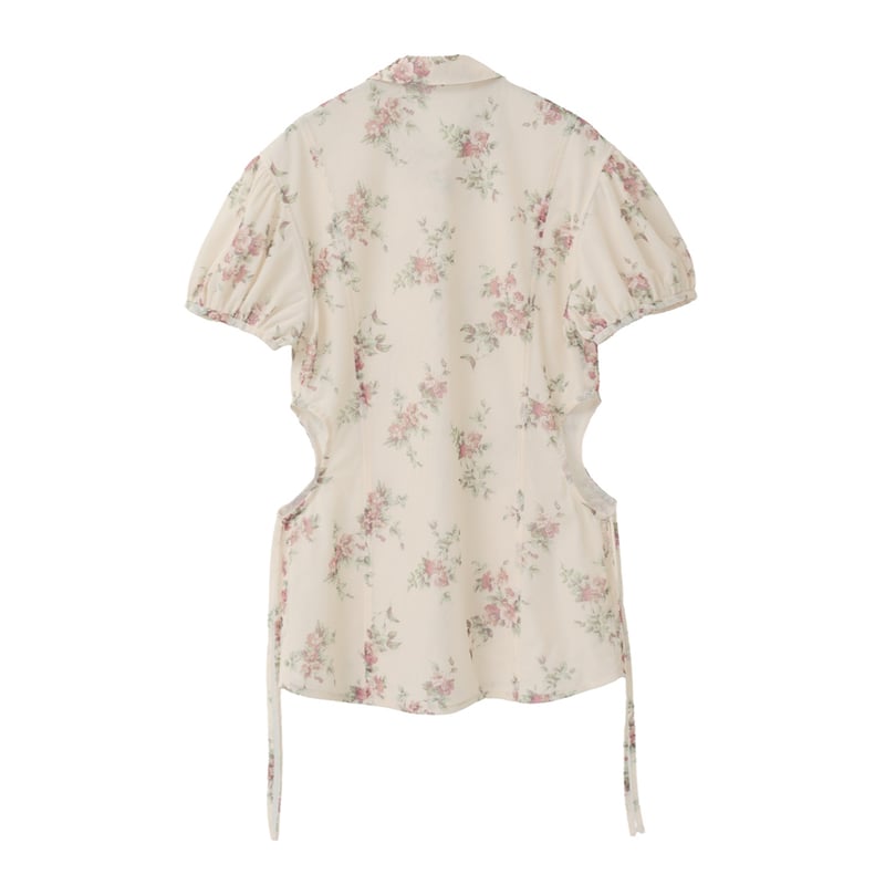 CLANE クラネ ”FLOWER SIDE HOLE SHIRTS” フラワーサイドホールシ