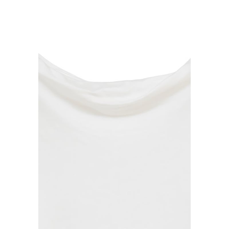 CLANE クラネ “DRAPED OFF SHOULDER SOFT CUT TOPS” ド