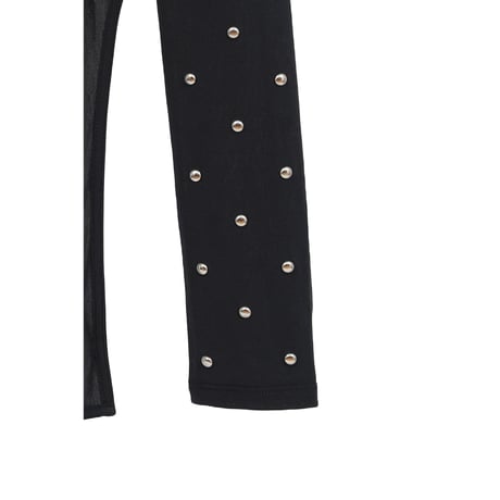 CLANE クラネ “STUDDED BIJOU SHEER TOPS” スタッズビジューシアートップス