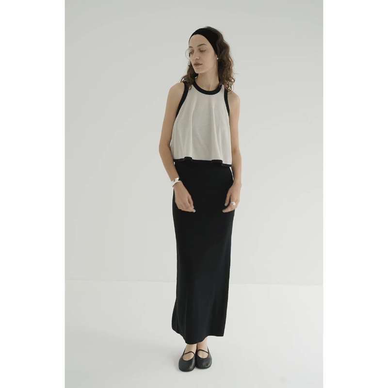CLANE クラネ “PILE FLARE TANK TOPS” パイルフレアタンク