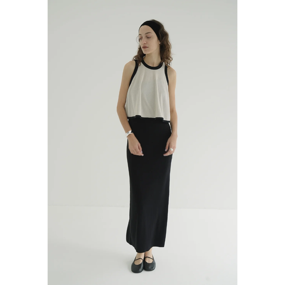 CLANE クラネ “PILE FLARE TANK TOPS” パイルフレアタンクトップス