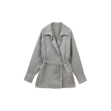 MANOF マノフ “JACQUARD CACHECOEUR SHIRT” ジャガードカシュクールシャツ