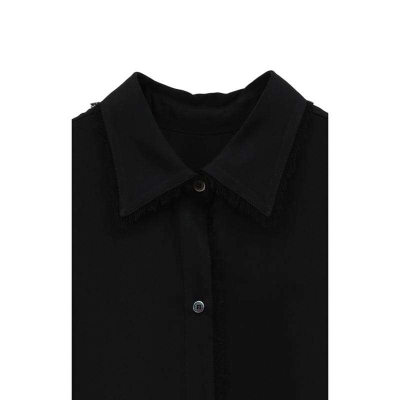 CLANE クラネ “W FACE FRINGE SHIRTS” ダブルフェイスフリンジ