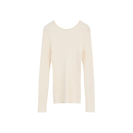CLANE クラネ “W FACE GOLD BUTTON KNIT TOPS” ダブルフェイスゴールドボタンニットトップス