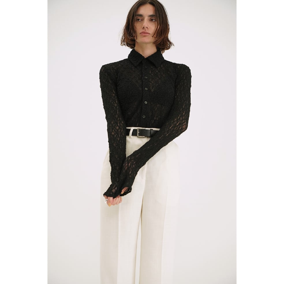 CLANE クラネ “LADY LACE SHIRT” レディーレースシャツ | t / wo CLANE クラネ “LADY LACE SHIRT” レディーレースシャツ | t / wo