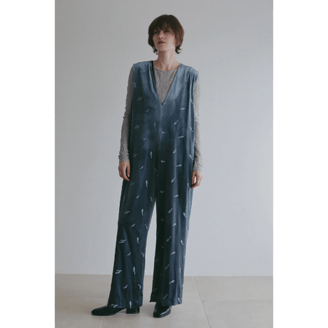 MANOF マノフ “VELOR EMBROIDERY ALL IN ONE” ベロアエンブロイダリーオールインワン