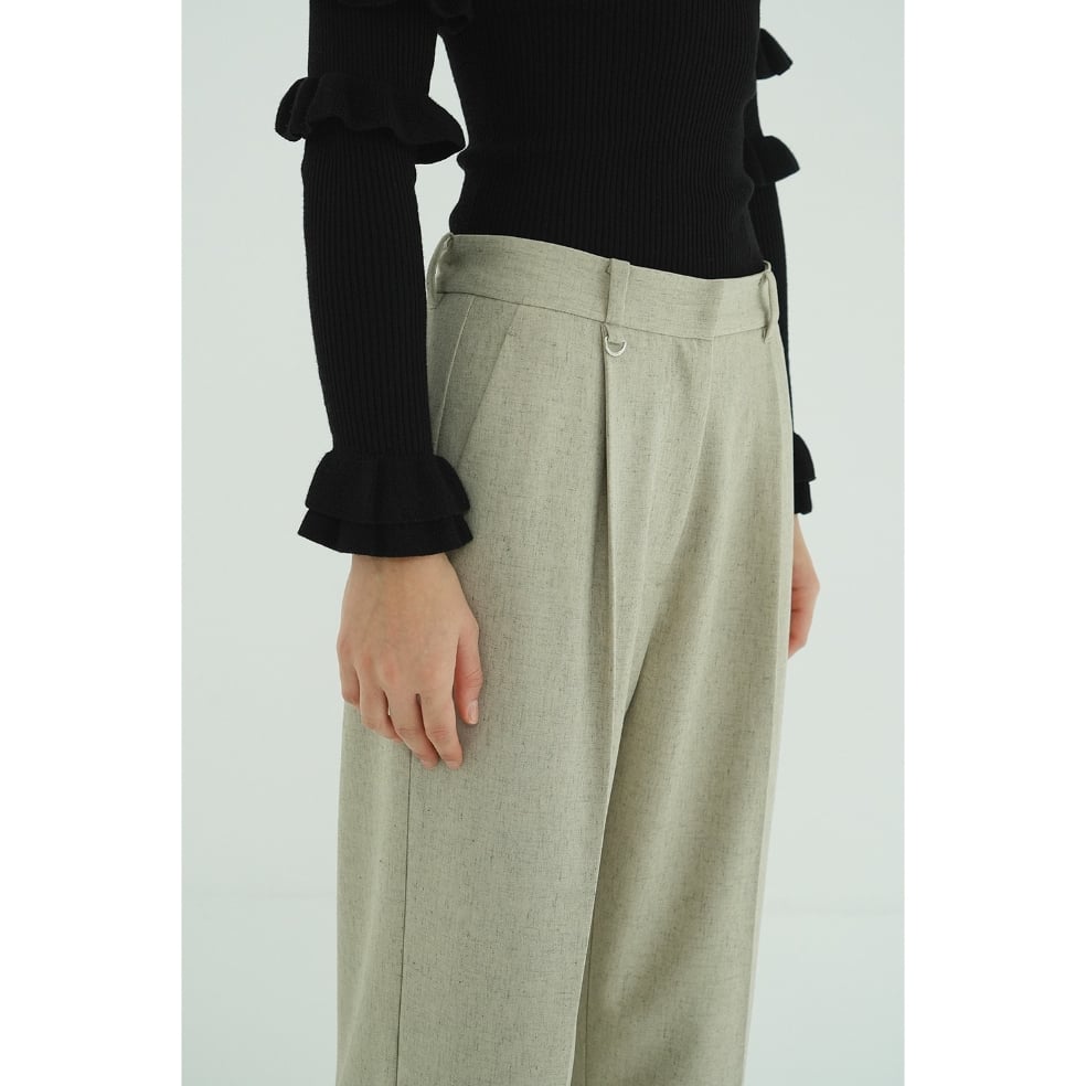 CLANE クラネ “2WAY TUCK STRAIGHT PANTS” ツーウェイタックスト