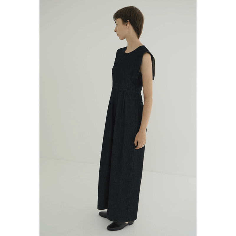CLANE クラネ SQUARE SLEEVE DENIM ALL IN ONE スクエアスリ