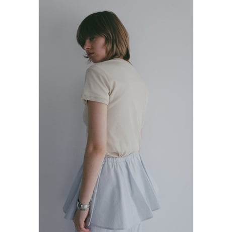 MANOF マノフ “BASIC TULLE T-SHIRT” ベーシックチュールTシャツ