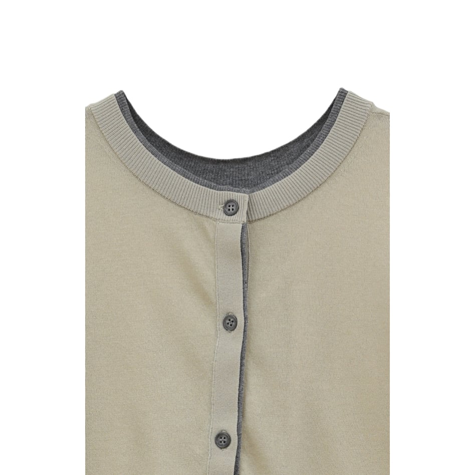 新品タグ付き】クラネ ダブルフェイス バイカラー シアー