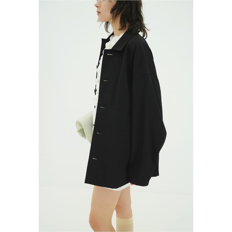 CLANE クラネ “WOOL NYLON SINGLE JACKET” ウールナイロンシング