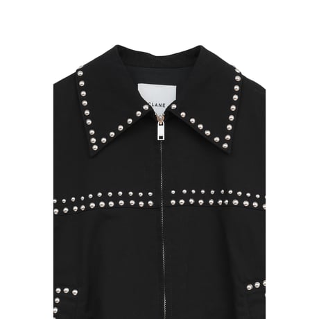 CLANE クラネ “W COLOR STUDDED DRIZZLER JACKET” ダブルカラースタッズドリズラージャケット