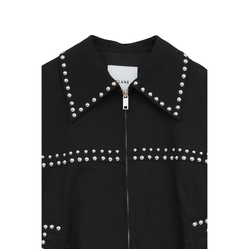 CLANE W COLOR STUDDED DRIZZLER JACKET新品 CLANE(クラネ)｜W COLOR STUDDED DRIZZLER JACKET ブルゾン/BEIGE の