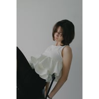 MANOF マノフ “SQUARE TIERED BLOUSE” スクエアティアードブラウス