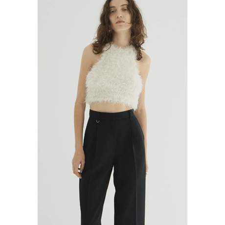 CLANE クラネ “SHAGGY AMERICAN SLEEVE KNIT TOPS” シャギーアメリカンスリーブニットトップス