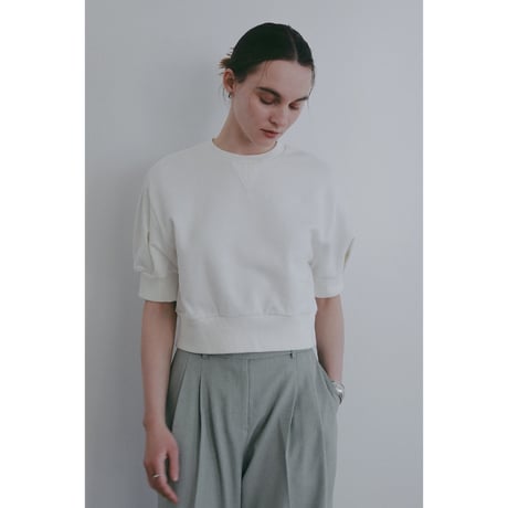 MANOF マノフ “PUFF SLEEVE SWEAT TOPS” パフスリーブスウェットトップス
