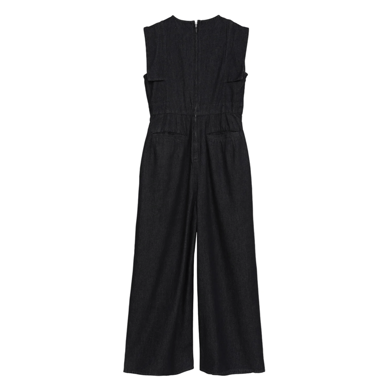 CLANE クラネ SQUARE SLEEVE DENIM ALL IN ONE スクエアスリ