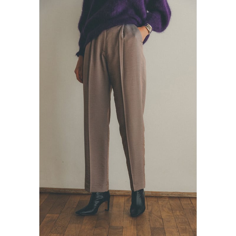 CLANE クラネ “GROSS COLOR TAPERED PANTS” グロスカラーテーラ 