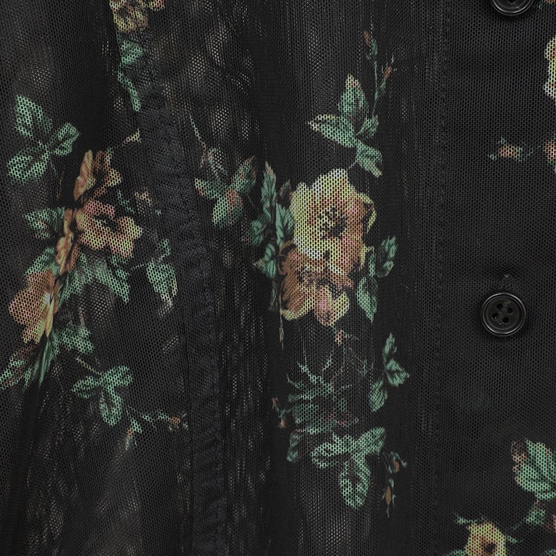 CLANE クラネ ”FLOWER SIDE HOLE SHIRTS” フラワーサイドホールシ
