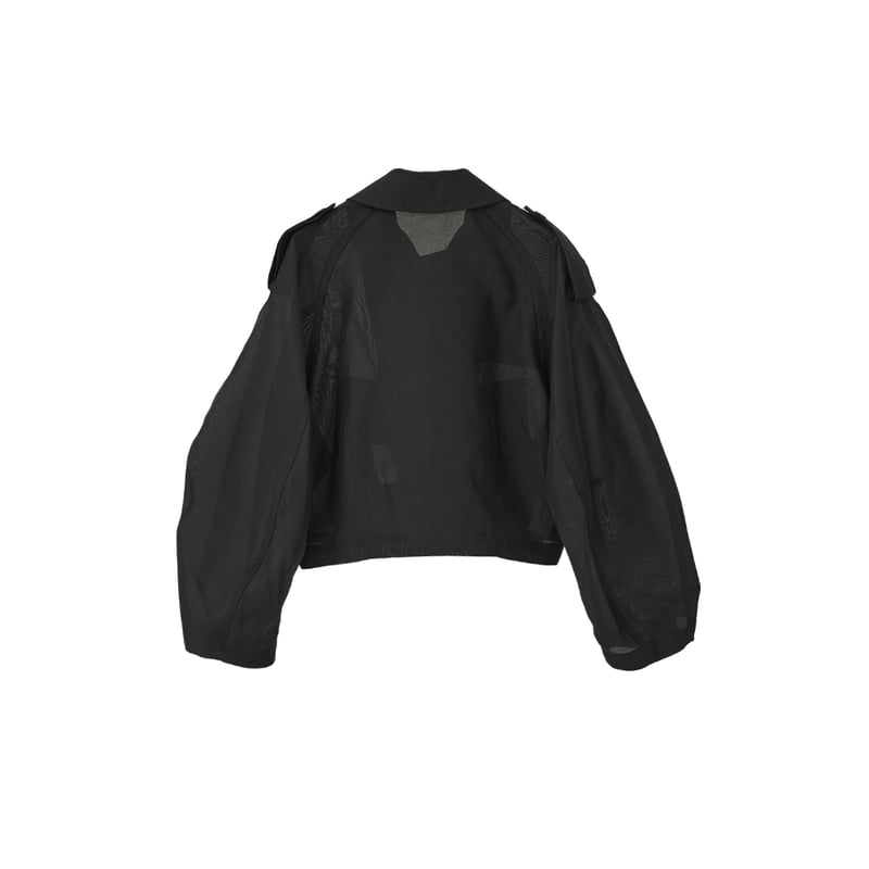 CLANE クラネ “SHEER SHORT TRENCH JACKET” シアーショートトレ
