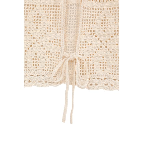 CLANE クラネ “CROCHET CAMI KNIT TOPS” クロシェキャミニットトップス
