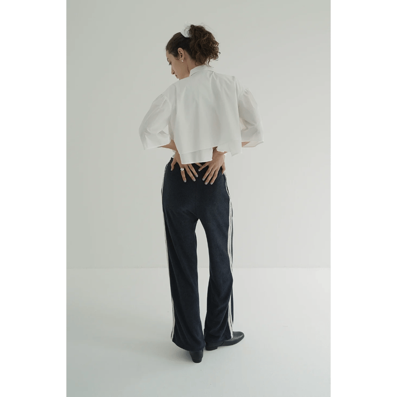 CLANE クラネ “PILE LINE PANTS” パイルラインパンツ | t / wo