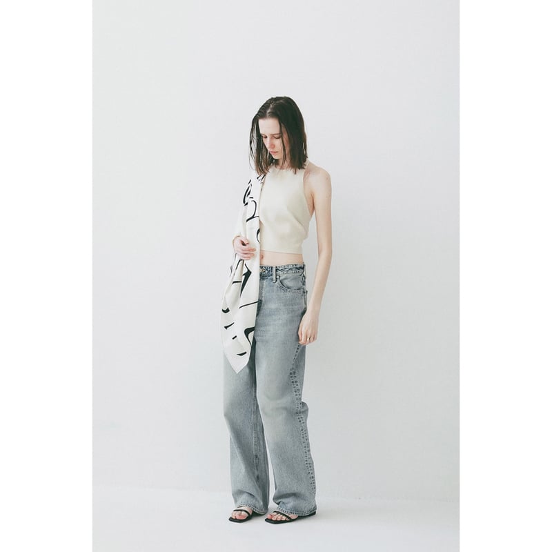 CLANE クラネ “ BACK RIBBON HALTER BUSTIER” バックリボンホ