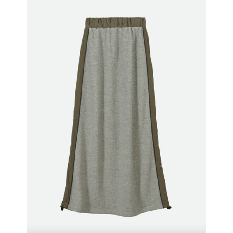 NOUNLESS ナウンレス “SWEAT DOCKING LINE SKIRT” スウェット