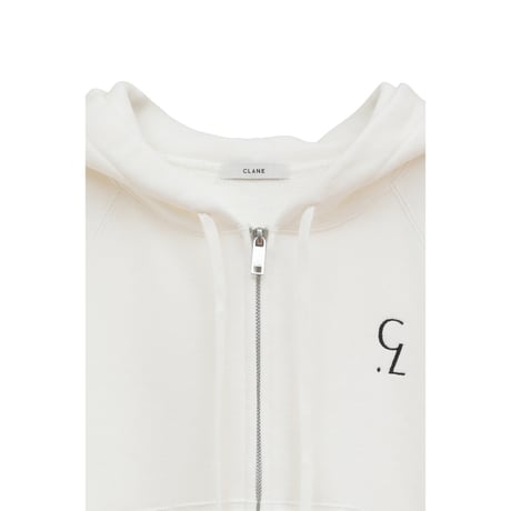 CLANE クラネ “LOGO COMPACT ZIP UP HOODIE” ロゴコンパクトジップフーディー