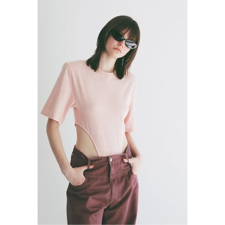 CLANE クラネ “POWER SHOULDER BODYSUITS” パワーショルダーボディスーツ