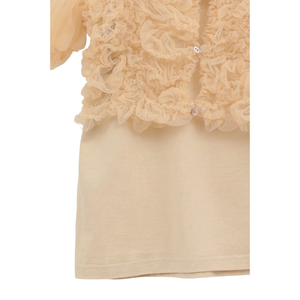 CLANE クラネ “TULLE VEST LAYERED TOPS” チュールベストレイヤー CLANE クラネ “TULLE VEST LAYERED TOPS” チュールベストレイヤー