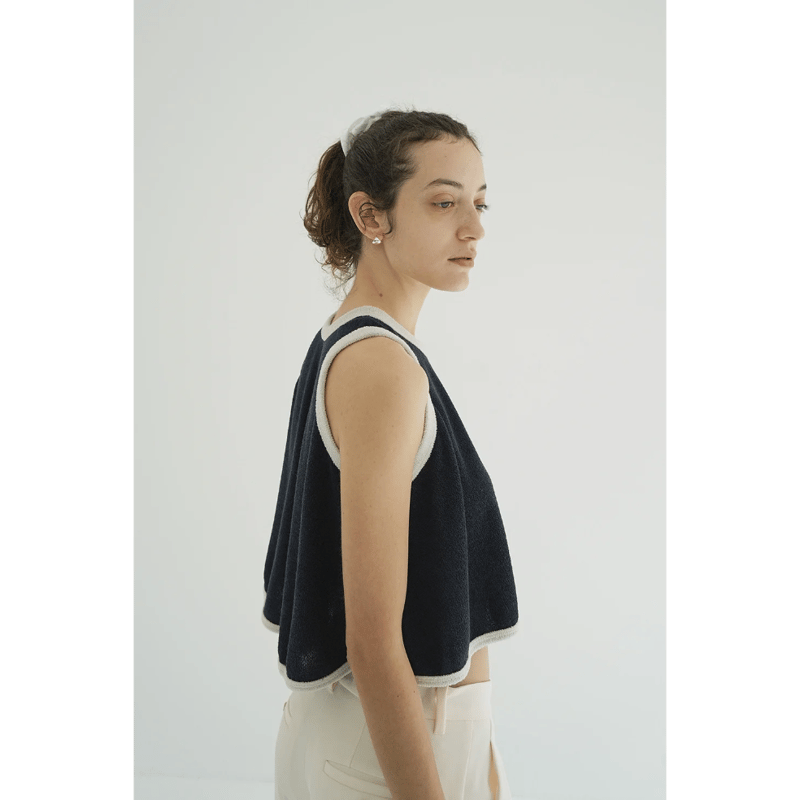 CLANE クラネ “PILE FLARE TANK TOPS” パイルフレアタンク