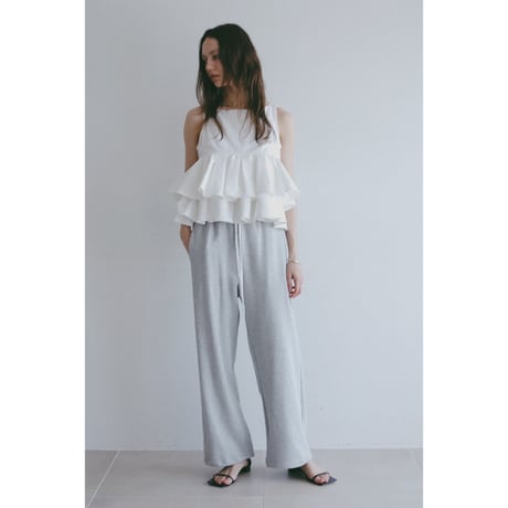 MANOF マノフ “SQUARE TIERED BLOUSE” スクエアティアードブラウス