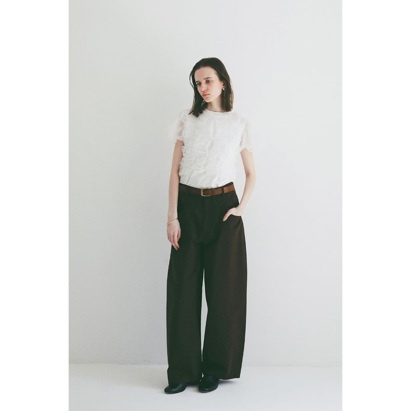 CLANE クラネ “TULLE VEST LAYERED TOPS” チュールベストレイヤー