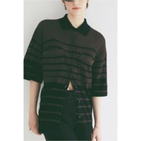 CLANE クラネ “HALF SLEEVE OVER KNIT SHIRT” ハーフスリーブオーバーニットシャツ