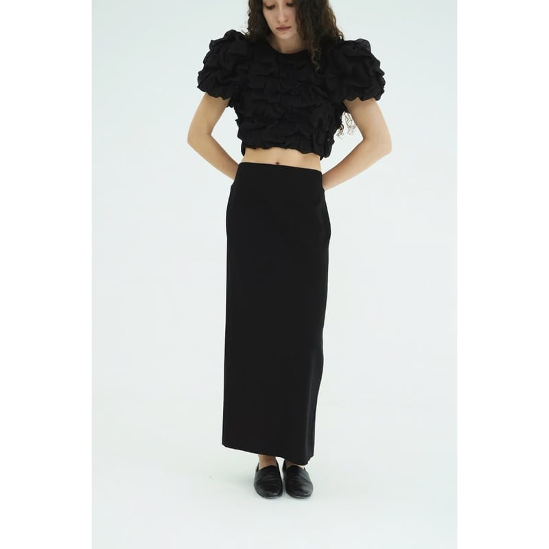 タグ付 クラネ CLANE LOW WAIST STRAIGHT SKIRT 0 CLANE クラネ “LOW WAIST STRAIGHT SKIRT” ローウエストストレー