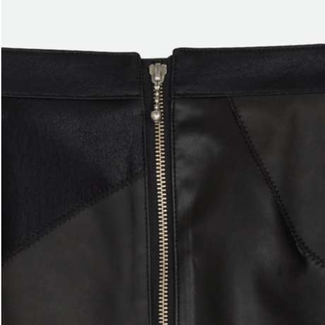 NOUNLESS ナウンレス “PATCHWORK MINI SKIRT” パッチワークミニスカート