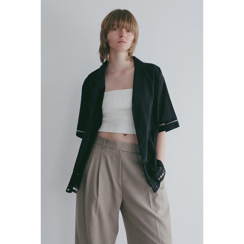 MANOF マノフ “CUT WORK LACE SHIRT” カットワークレースシャツ |