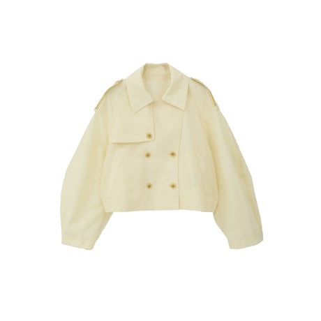 CLANE クラネ “SHEER SHORT TRENCH JACKET” シアーショートトレンチジャケット