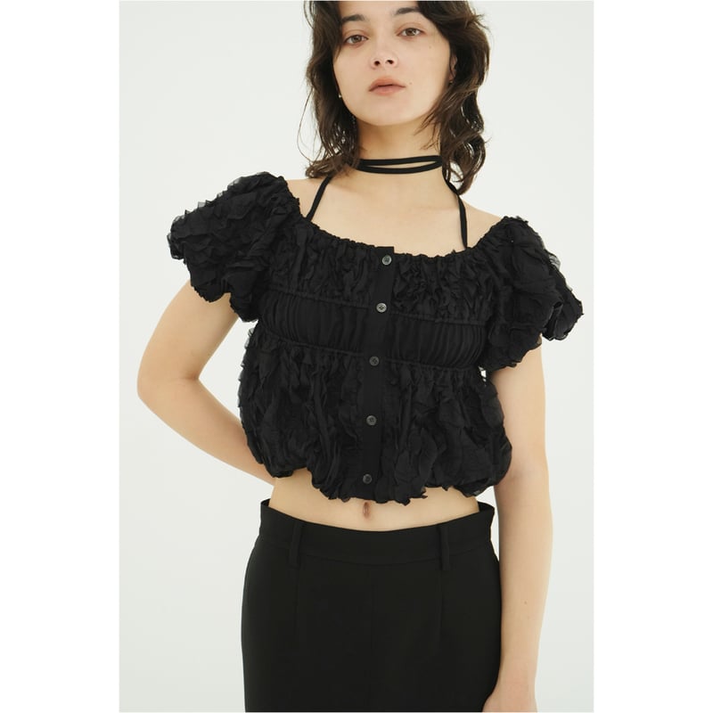 トップス CLANE / W FACE CROSS FRINGE TOPS 3月4日（金）発売アイテムをご紹介。目を引くフリンジアイテムや
