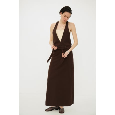 CLANE クラネ “HALTER NECK LOW WAIST ONEPIECE” ホルターネックローウエストワンピース
