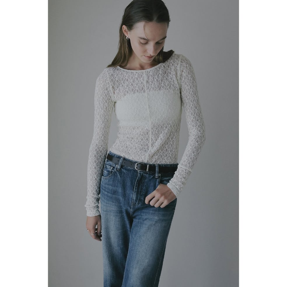 MANOF マノフ “2WAY LACE TOPS” ツーウェイレーストップス | t / wo