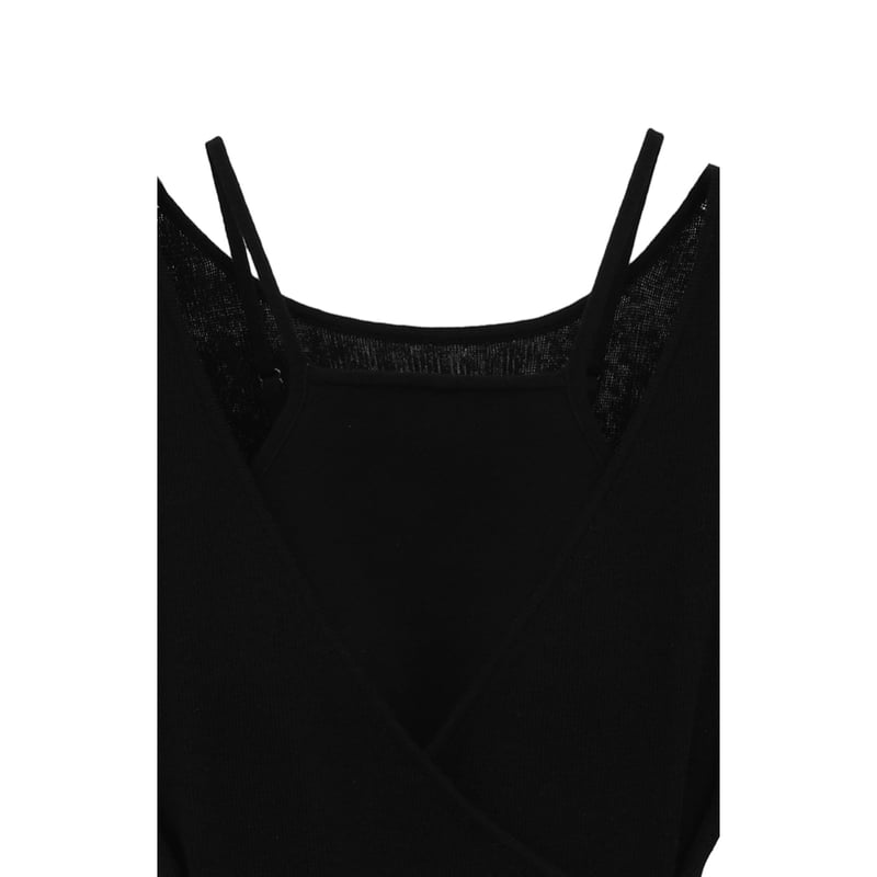 CLANE クラネ “CAMISOLE SET CACHECOEUR KNIT TOPS” キ