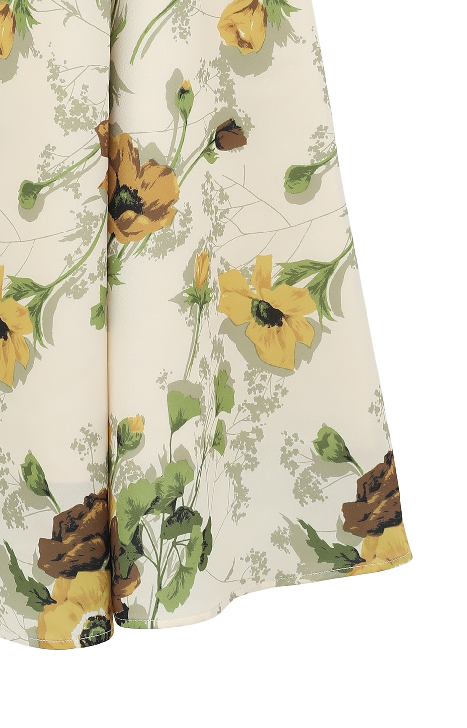 CLANE クラネ “SCARF FLOWER MERMAID SKIRT” スカーフフラワー