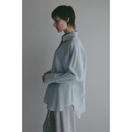 MANOF マノフ “SHEER 2WAY OVER SHIRT” シアーツーウェイオーバーシャツ