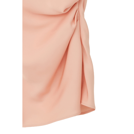 CLANE クラネ “SATIN DRAPE TOPS” サテンドレープトップス