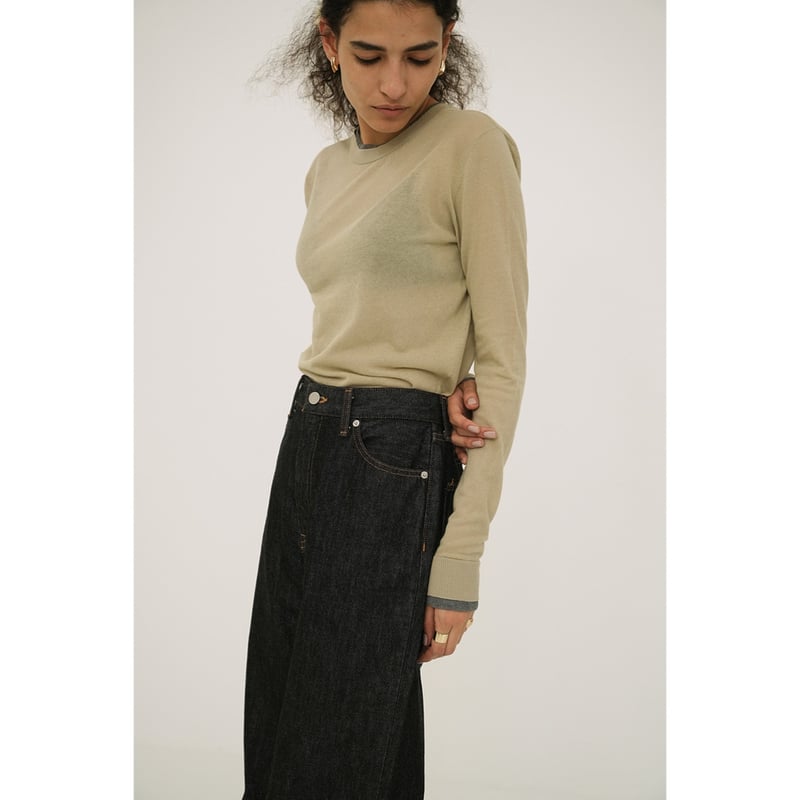 CLANE クラネ “W FACE BICOLOR SHEER CARDIGAN” ダブルフェ CLANE クラネ “W FACE BICOLOR SHEER CARDIGAN” ダブルフェ
