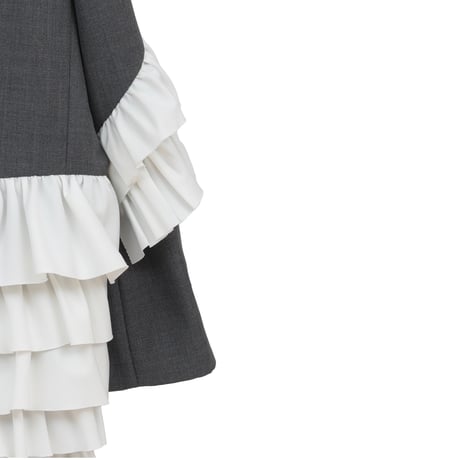 CLANE クラネ “FRILLED TAILORED JACKET” フリルテイラードジャケット